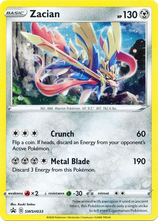 Zacian (SWSH033) [Sword & Shield: Black Star Promos] | Card Merchant Takapuna