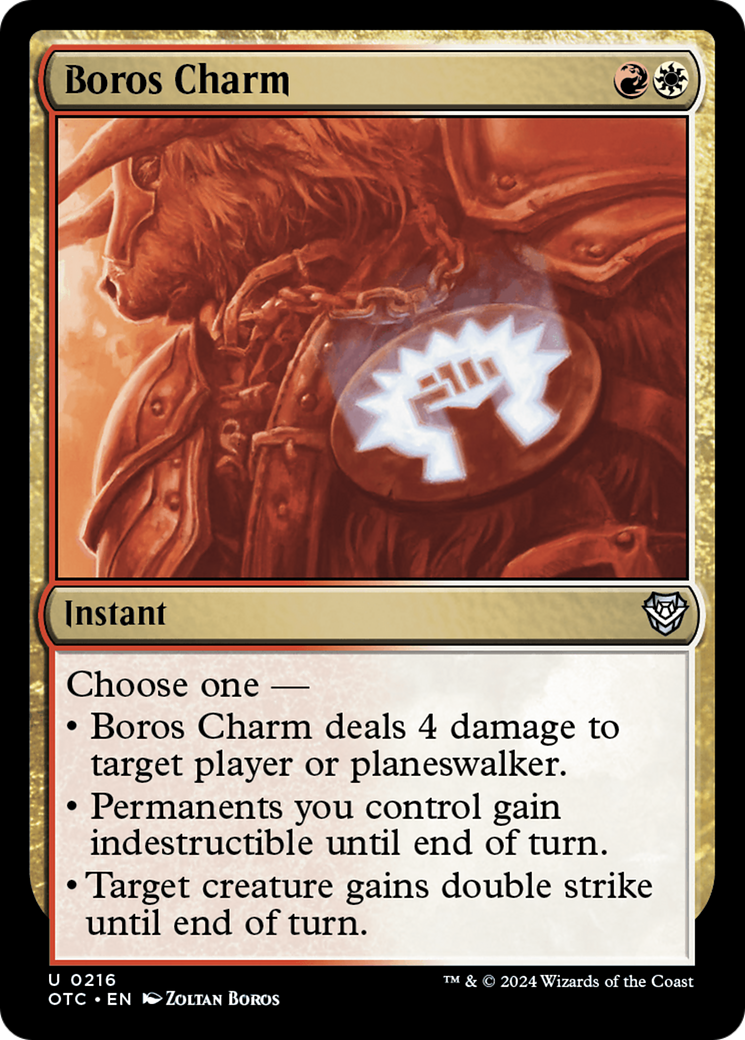 Boros Charm [Outlaws of Thunder Junction Commander] | Card Merchant Takapuna