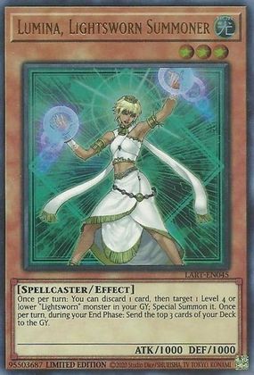 Lumina, Lightsworn Summoner [LART-EN045] Ultra Rare | Card Merchant Takapuna