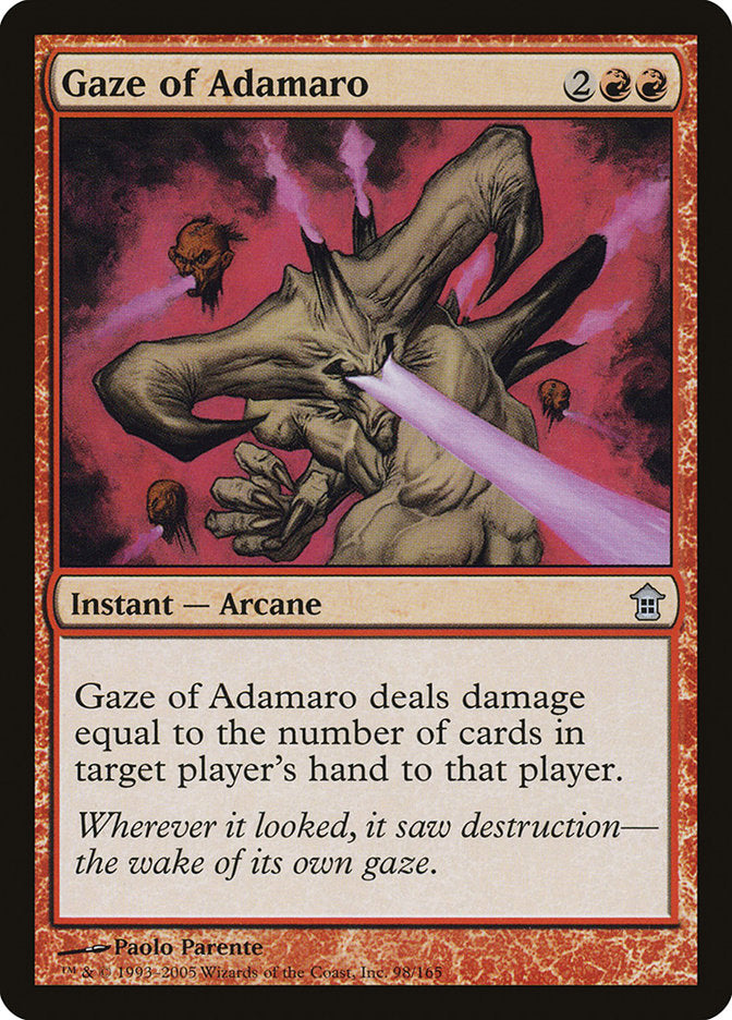 Gaze of Adamaro [Saviors of Kamigawa] | Card Merchant Takapuna