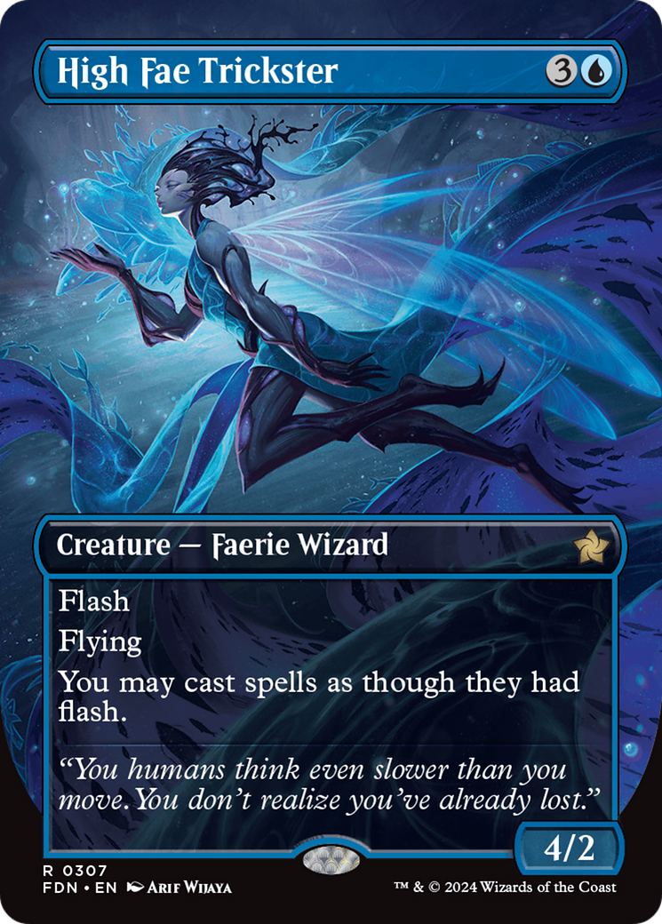 High Fae Trickster (Borderless) [Foundations] | Card Merchant Takapuna