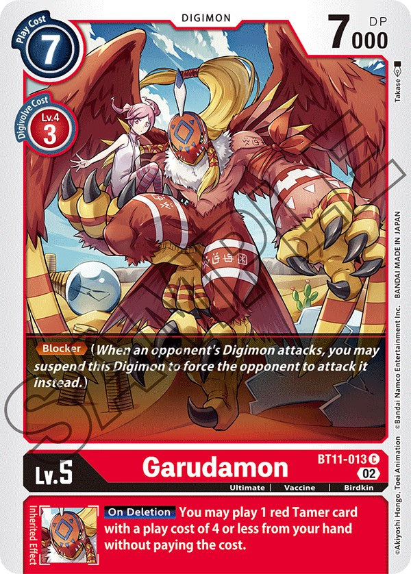 Garudamon [BT11-013] [Dimensional Phase] | Card Merchant Takapuna