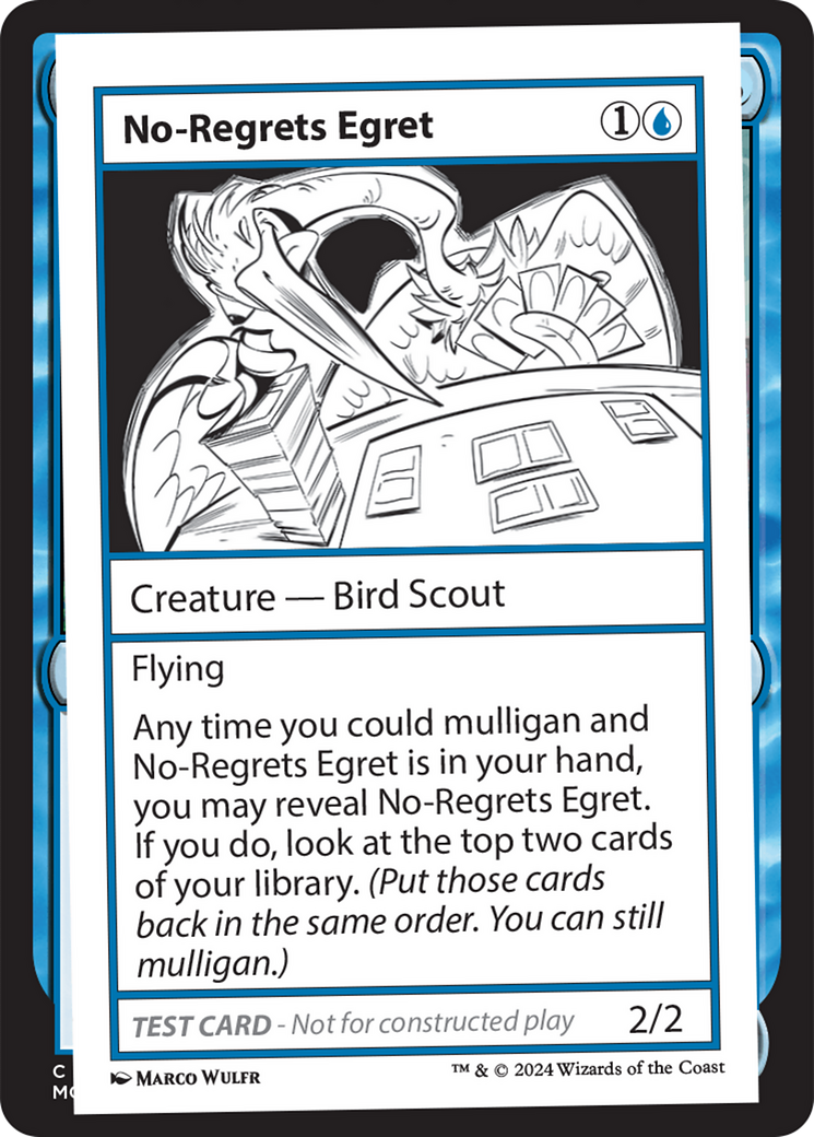 No-Regrets Egret [Mystery Booster 2 Playtest Cards] | Card Merchant Takapuna