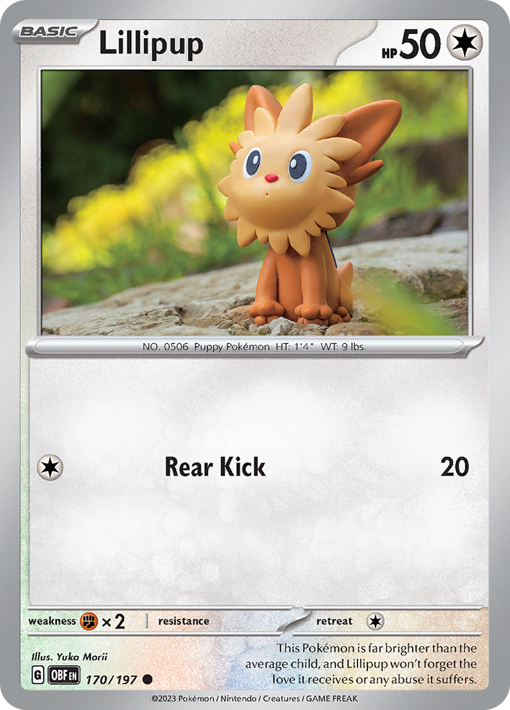 Lillipup (170/197) [Scarlet & Violet: Obsidian Flames] | Card Merchant Takapuna