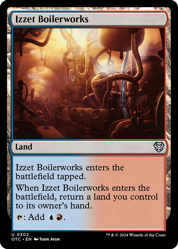 Izzet Boilerworks [Outlaws of Thunder Junction Commander] | Card Merchant Takapuna