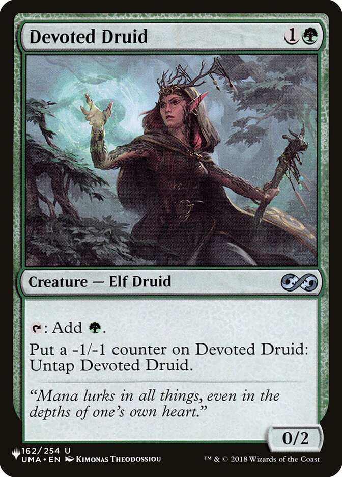 Devoted Druid [The List] | Card Merchant Takapuna