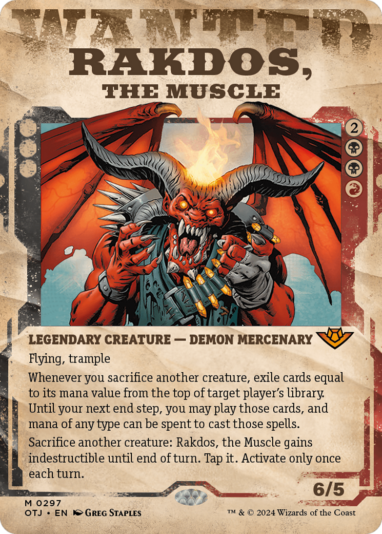 Rakdos, the Muscle (Showcase) [Outlaws of Thunder Junction] | Card Merchant Takapuna