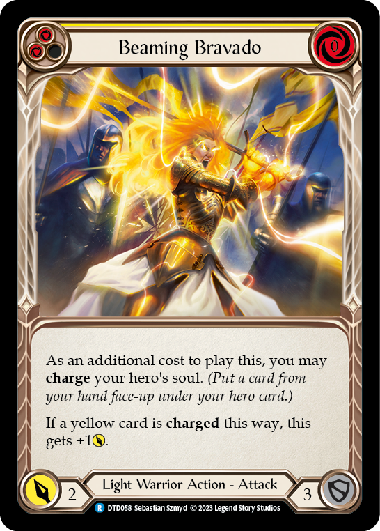 Beaming Bravado (Yellow) [DTD058] (Dusk Till Dawn) | Card Merchant Takapuna