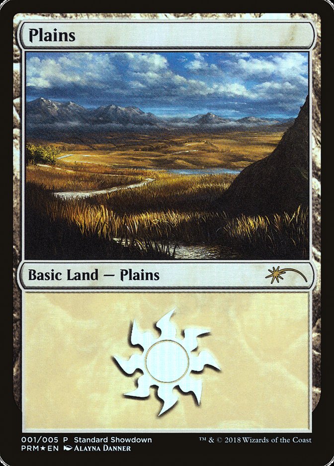 Plains (Alayna Danner) [Standard Showdown Promos] | Card Merchant Takapuna