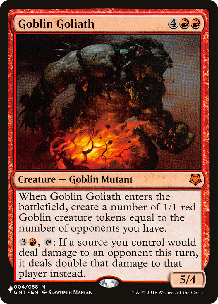 Goblin Goliath [The List Reprints] | Card Merchant Takapuna