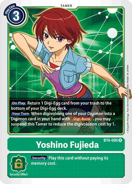 Yoshino Fujieda [BT4-095] [Great Legend] | Card Merchant Takapuna