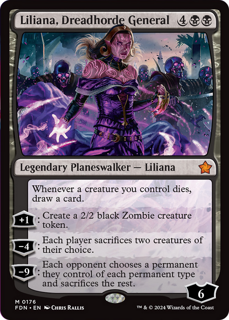 Liliana, Dreadhorde General [Foundations] | Card Merchant Takapuna