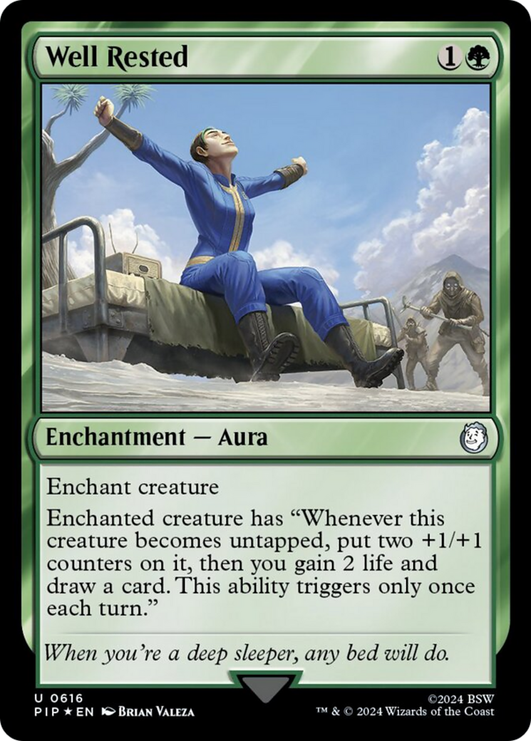 Well Rested (Surge Foil) [Fallout] | Card Merchant Takapuna