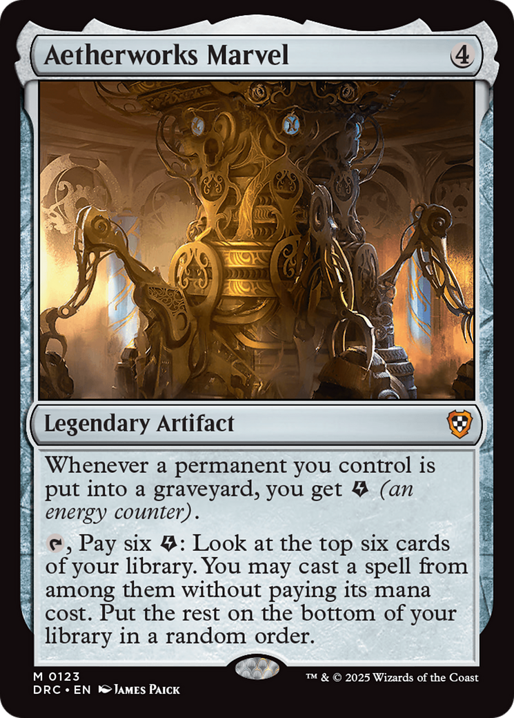 Aetherworks Marvel [Aetherdrift Commander] | Card Merchant Takapuna