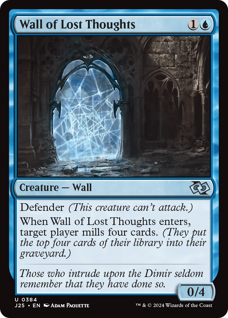 Wall of Lost Thoughts [Foundations Jumpstart] | Card Merchant Takapuna