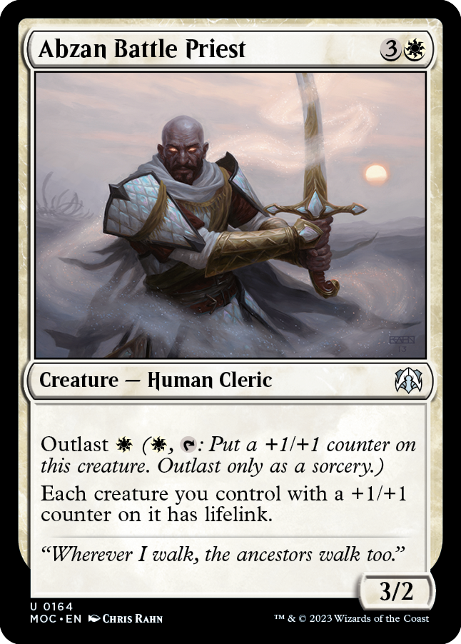 Abzan Battle Priest [March of the Machine Commander] | Card Merchant Takapuna