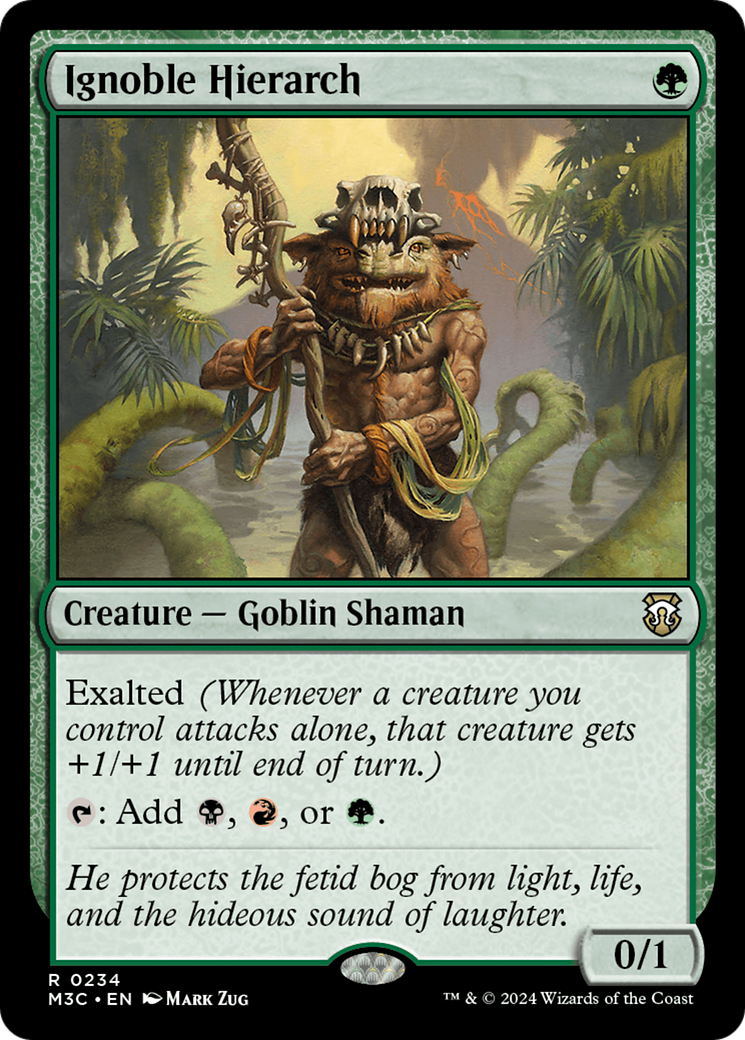 Ignoble Hierarch [Modern Horizons 3 Commander] | Card Merchant Takapuna