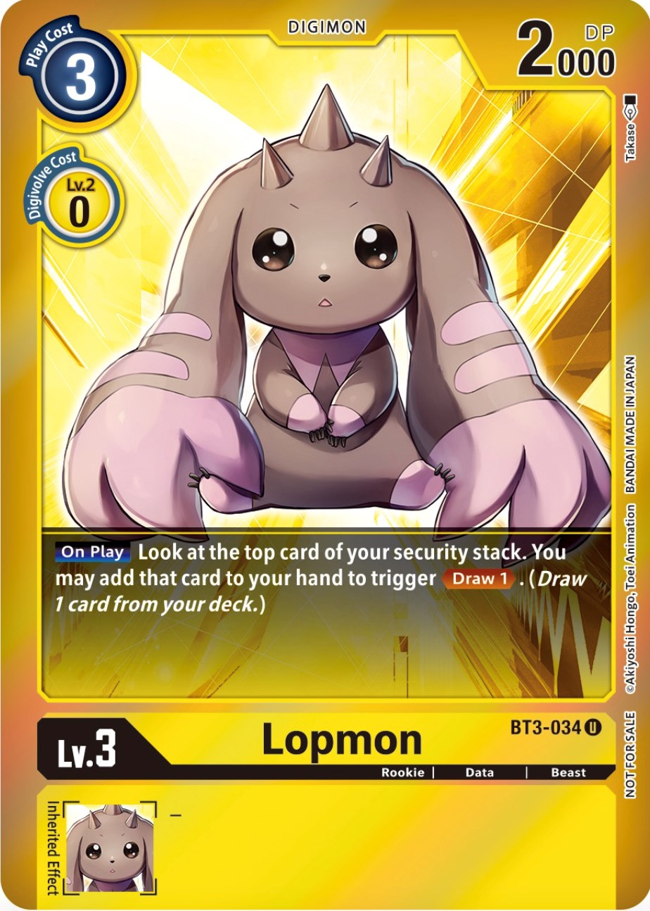 Lopmon [BT3-034] (Event Pack 4) [Release Special Booster Promos] | Card Merchant Takapuna