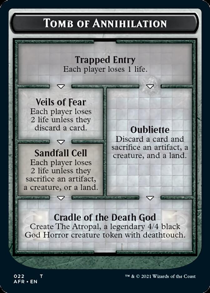 Tomb of Annihilation // The Atropal Double-Sided Token [Dungeons & Dragons: Adventures in the Forgotten Realms Tokens] | Card Merchant Takapuna