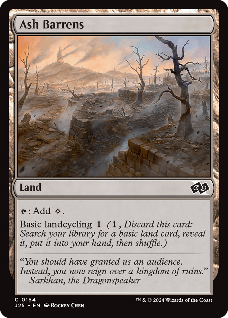 Ash Barrens [Foundations Jumpstart] | Card Merchant Takapuna