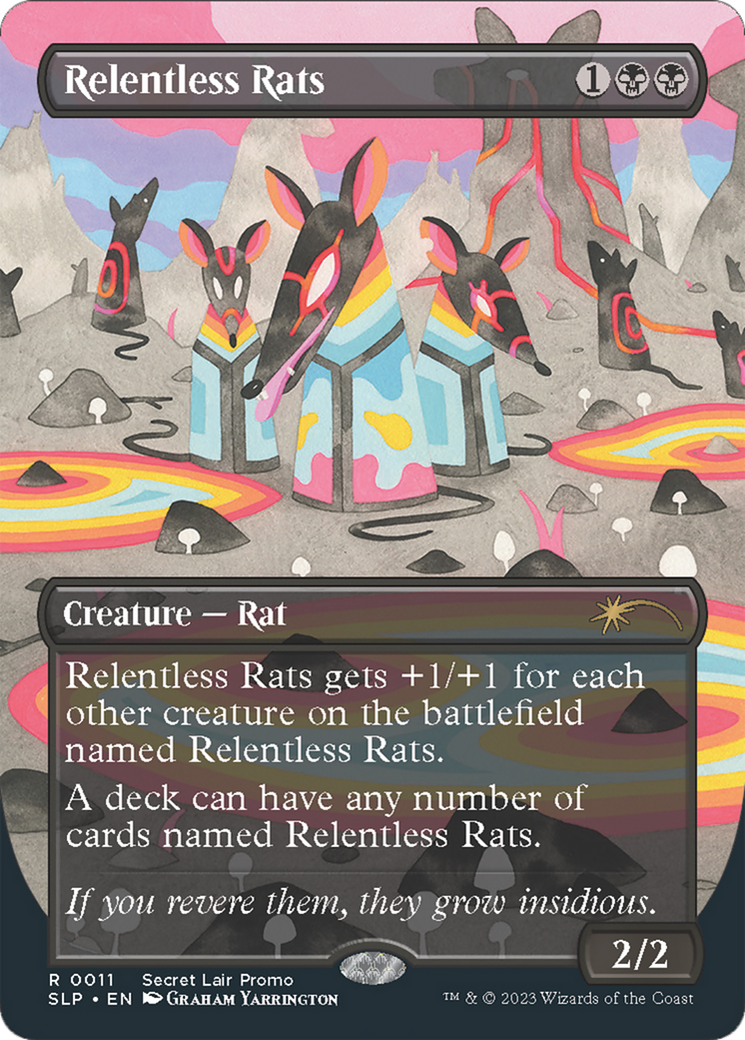 Relentless Rats (0011) [Secret Lair Showdown] | Card Merchant Takapuna