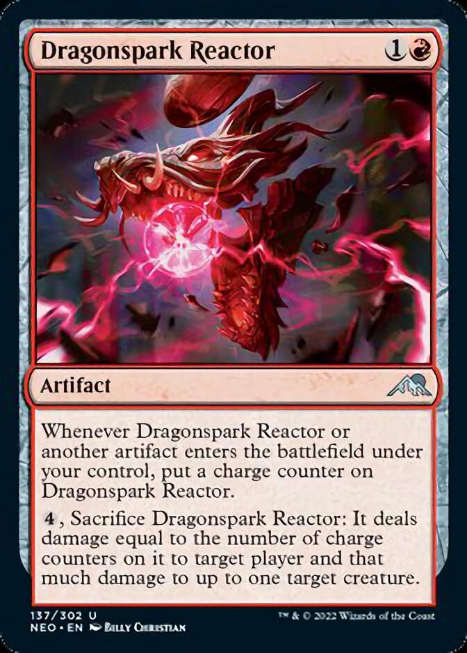 Dragonspark Reactor [Kamigawa: Neon Dynasty] | Card Merchant Takapuna