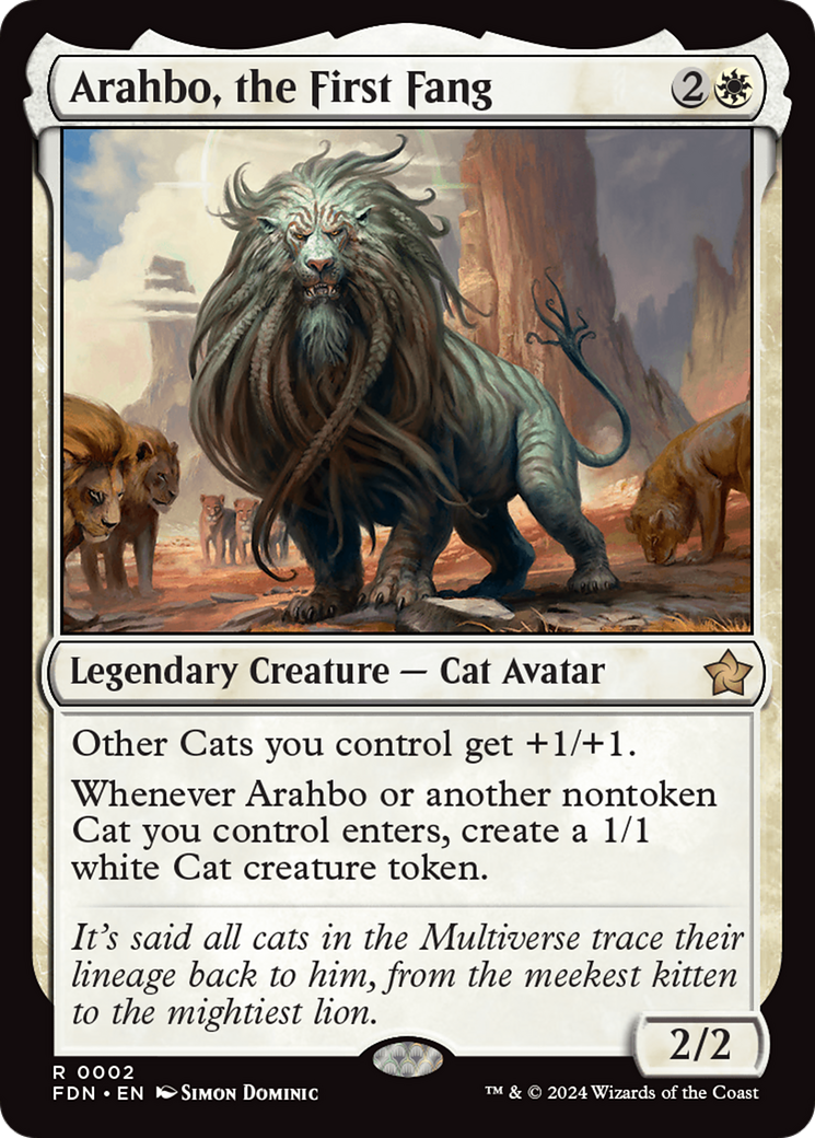 Arahbo, the First Fang [Foundations] | Card Merchant Takapuna