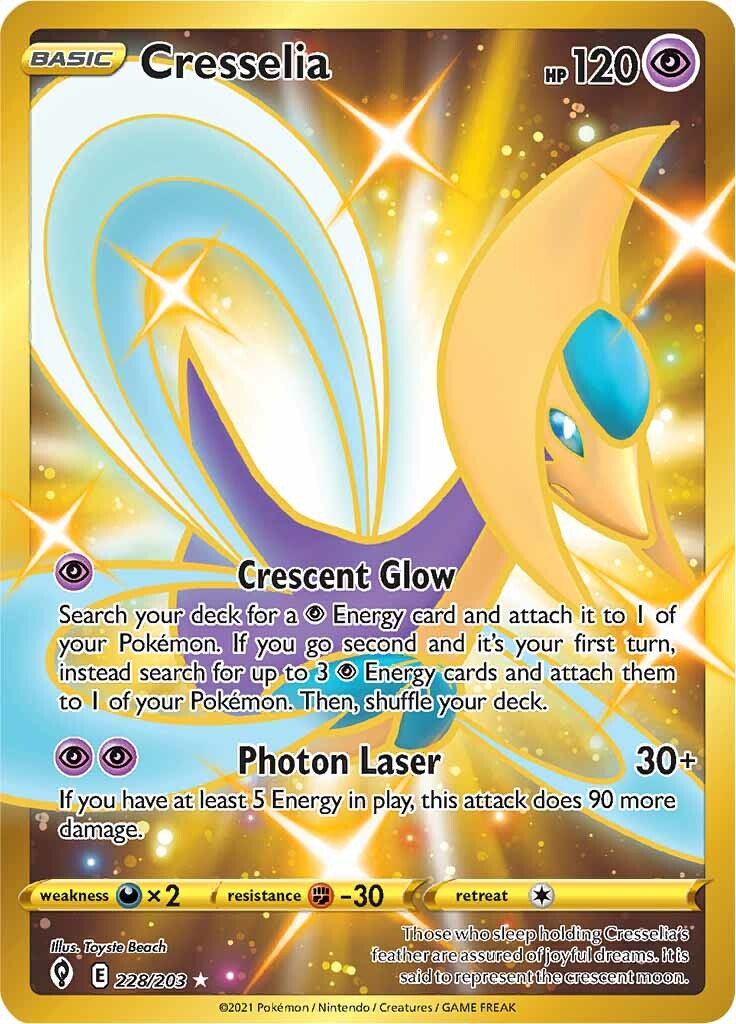 Cresselia (228/203) [Sword & Shield: Evolving Skies] | Card Merchant Takapuna