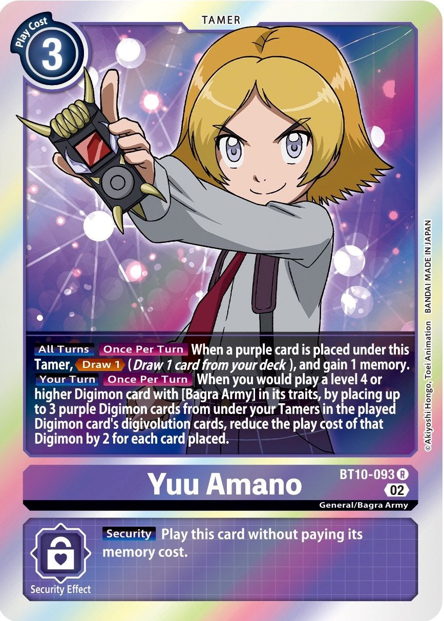 Yuu Amano [BT10-093] [Xros Encounter] | Card Merchant Takapuna