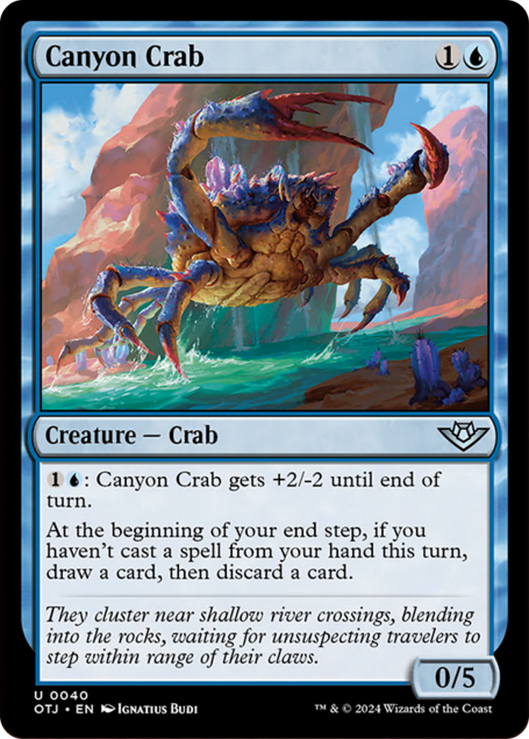 Canyon Crab [Outlaws of Thunder Junction] | Card Merchant Takapuna