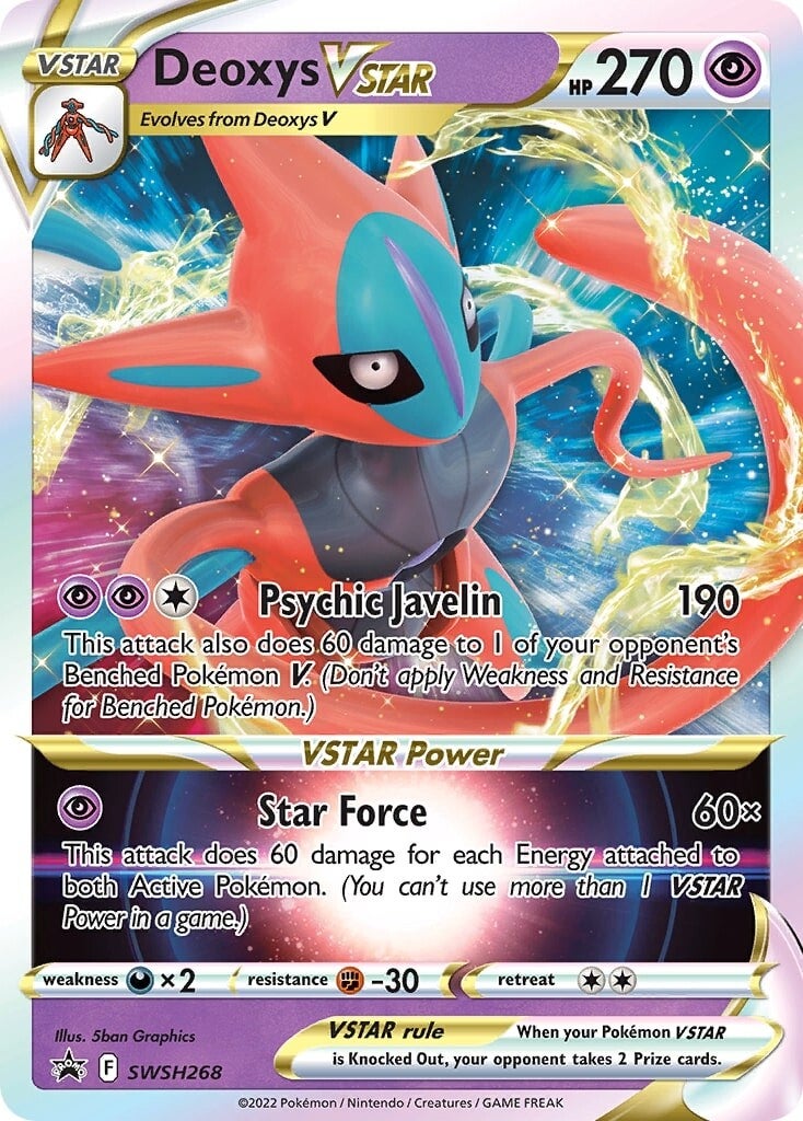 Deoxys VSTAR (SWSH268) [Sword & Shield: Black Star Promos] | Card Merchant Takapuna