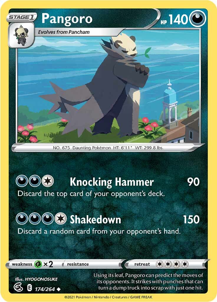 Pangoro (174/264) [Sword & Shield: Fusion Strike] | Card Merchant Takapuna