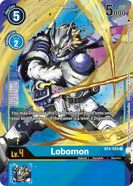 Lobomon [BT4-025] (Alternate Art) [Great Legend] | Card Merchant Takapuna