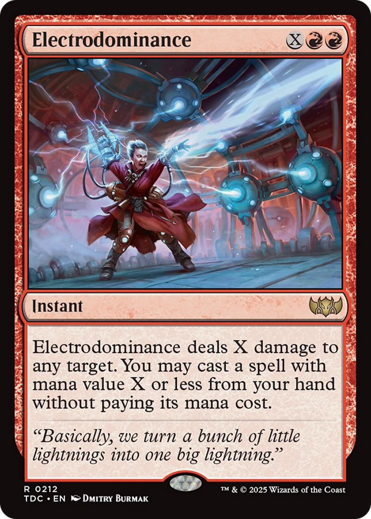 Electrodominance [Tarkir: Dragonstorm Commander] | Card Merchant Takapuna