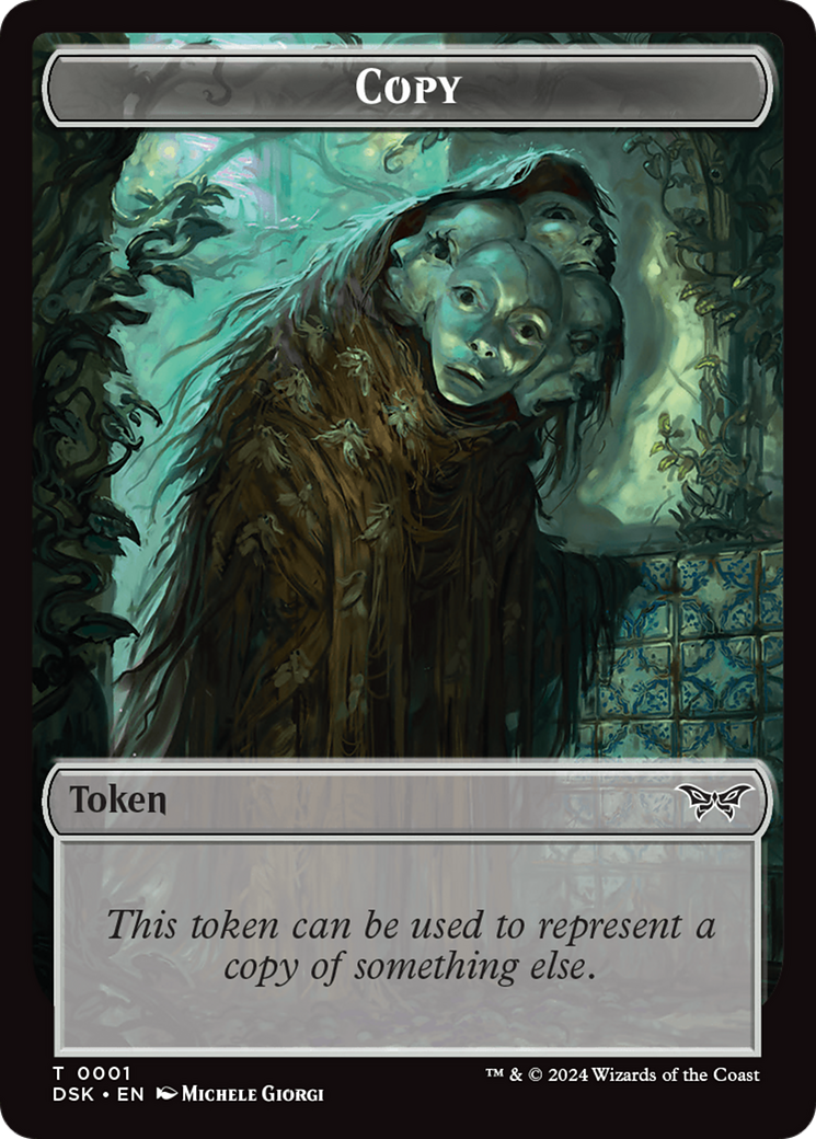 Copy Token [Duskmourn: House of Horror Tokens] | Card Merchant Takapuna