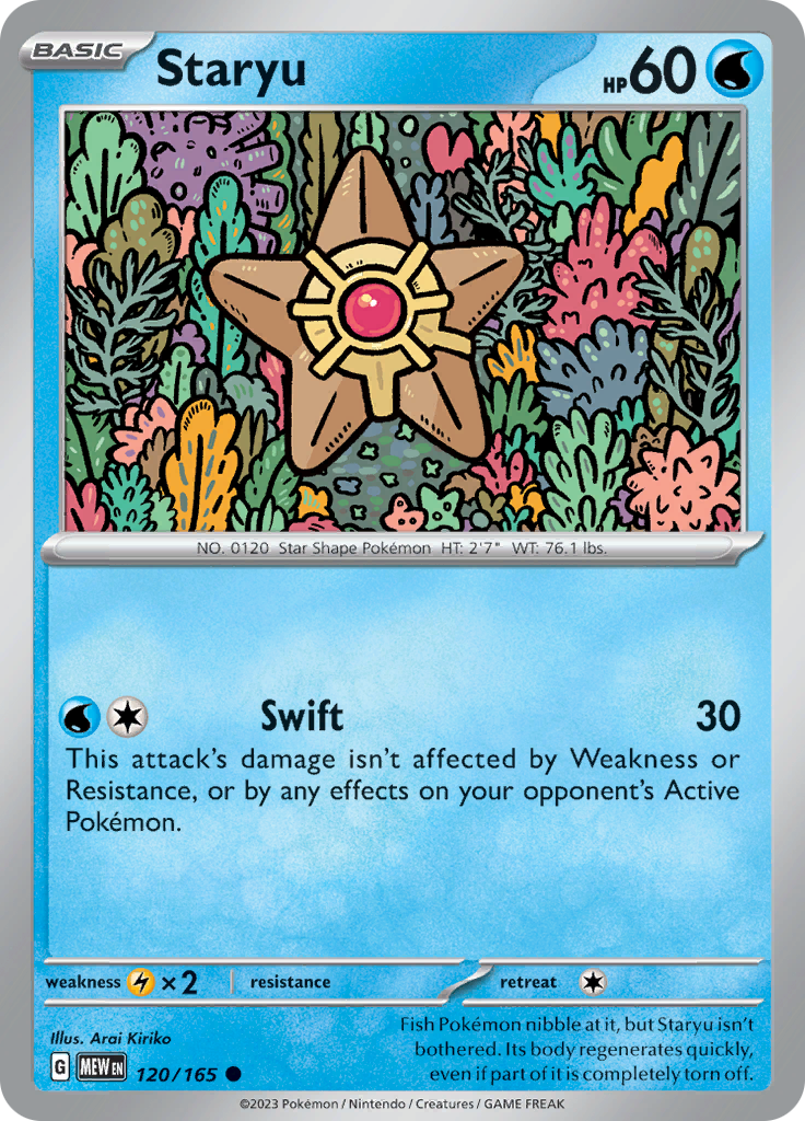 Staryu (120/165) [Scarlet & Violet 151] | Card Merchant Takapuna