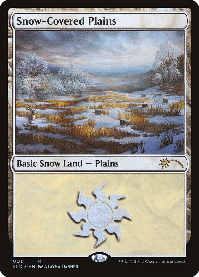 Snow-Covered Plains (001) [Secret Lair Drop Series] | Card Merchant Takapuna