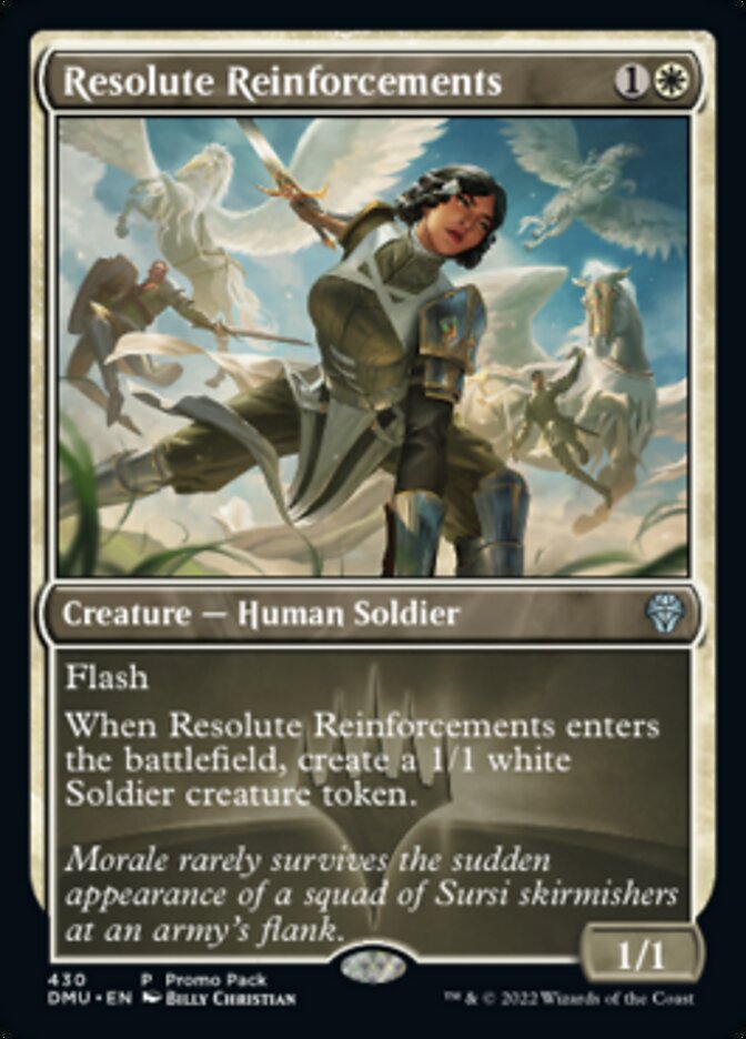 Resolute Reinforcements (Promo Pack) [Dominaria United Promos] | Card Merchant Takapuna