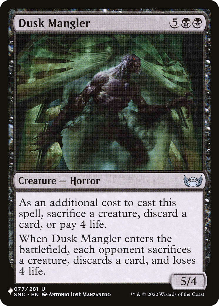 Dusk Mangler [The List] | Card Merchant Takapuna