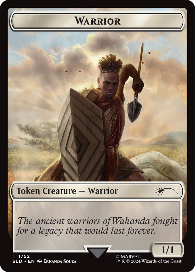 Warrior Token [Secret Lair Drop Series] | Card Merchant Takapuna