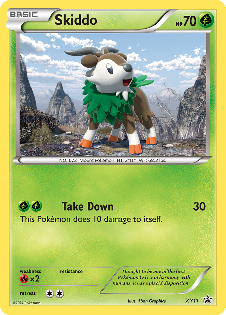 Skiddo (XY11) [XY: Black Star Promos] | Card Merchant Takapuna