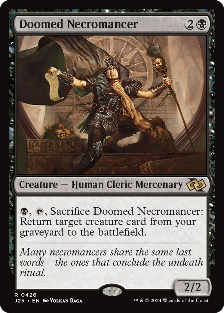 Doomed Necromancer [Foundations Jumpstart] | Card Merchant Takapuna