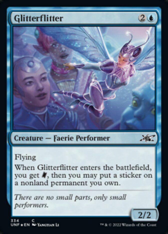 Glitterflitter (Galaxy Foil) [Unfinity] | Card Merchant Takapuna