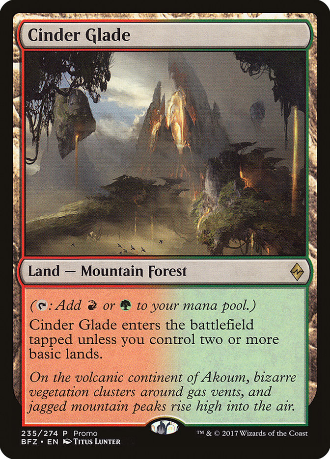 Cinder Glade (Promo) [Standard Showdown Promos] | Card Merchant Takapuna