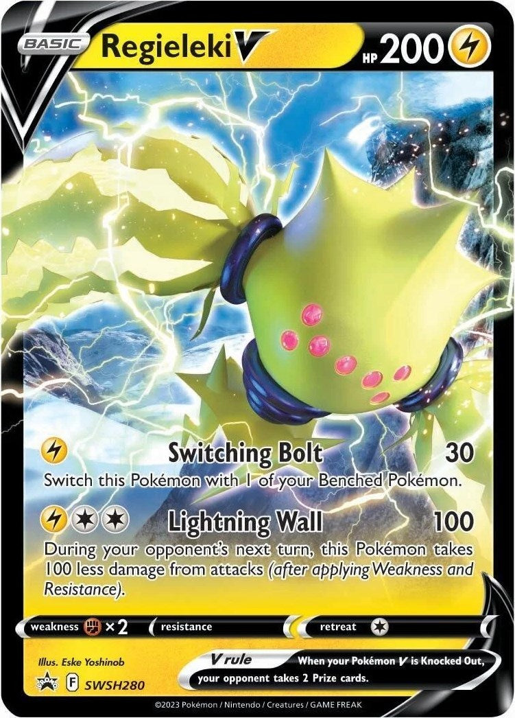 Regieleki V (SWSH280) [Sword & Shield: Black Star Promos] | Card Merchant Takapuna