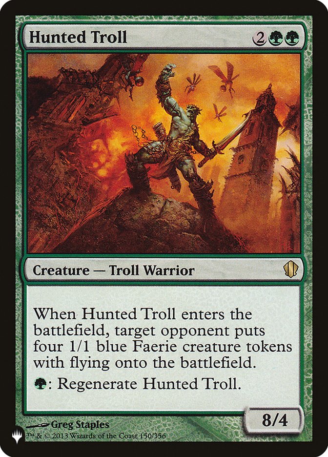 Hunted Troll [The List] | Card Merchant Takapuna