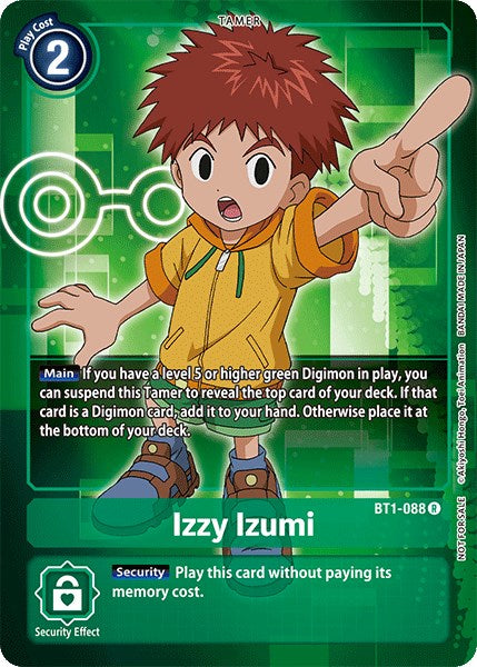 Izzy Izumi [BT1-088] (Official Tournament Pack Vol.3) [Release Special Booster Promos] | Card Merchant Takapuna