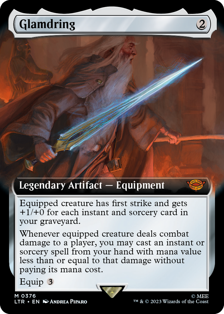 Glamdring (Extended Art) [The Lord of the Rings: Tales of Middle-Earth] | Card Merchant Takapuna