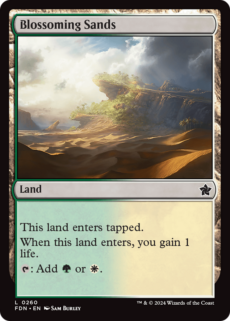 Blossoming Sands [Foundations] | Card Merchant Takapuna