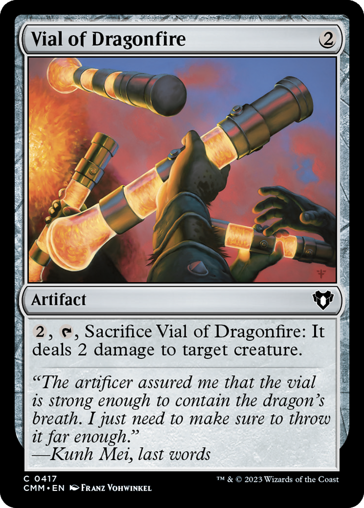 Vial of Dragonfire [Commander Masters] | Card Merchant Takapuna